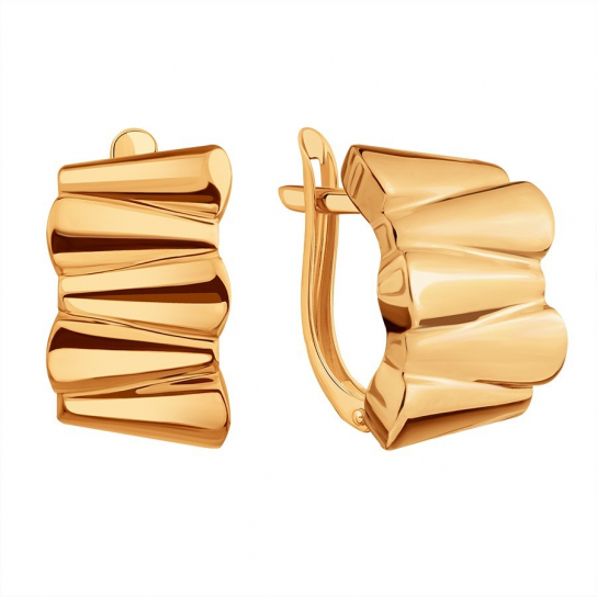 Золотые серьги 585, женские