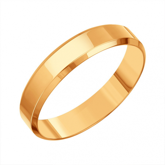 Золотое обручальное кольцо 585, размер 19