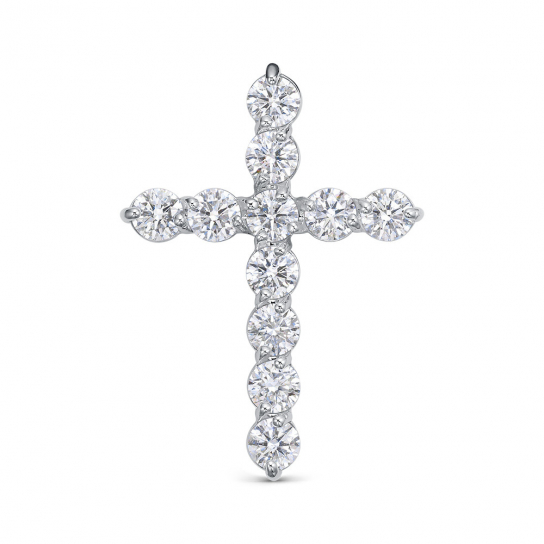 Золотой крестик 585 нательный, на шею