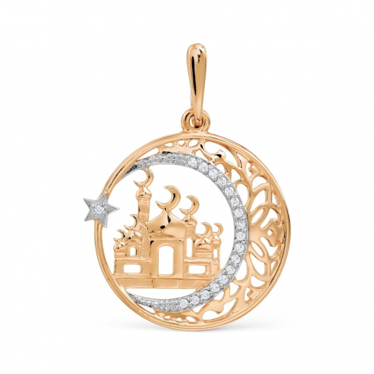 Золотая подвеска 585