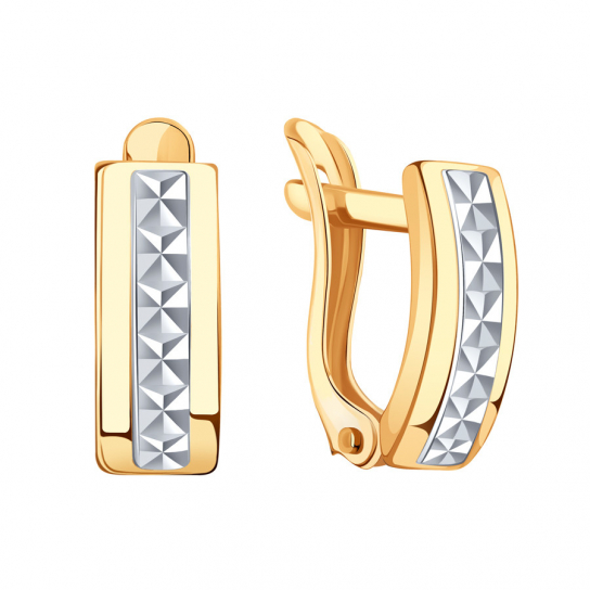 Серьги детские из золота