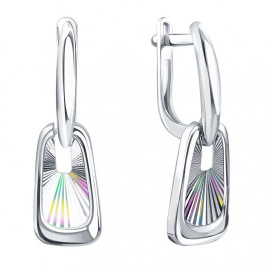 Золотые серьги 585, женские