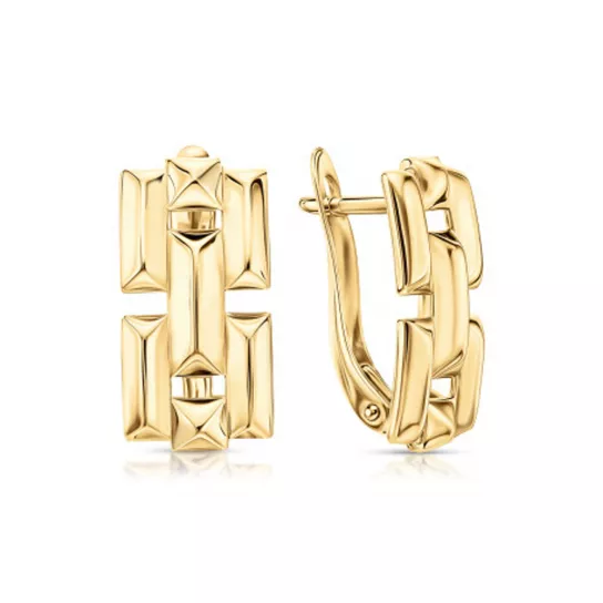 Золотые серьги 585, женские