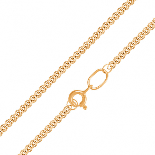 Золотой браслет 585, плетение нонна, длина 17 см