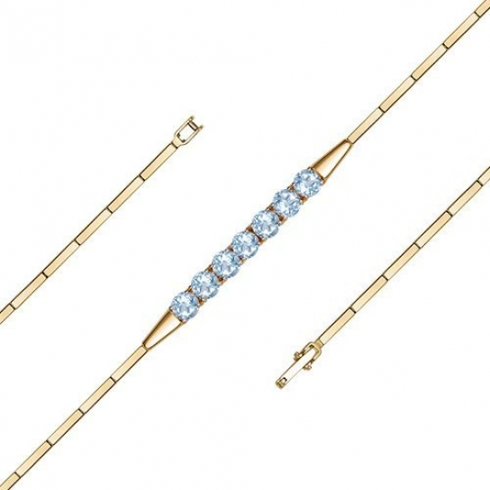 Золотой браслет 585, длина 17 см