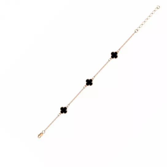 Браслет с ониксом из золота