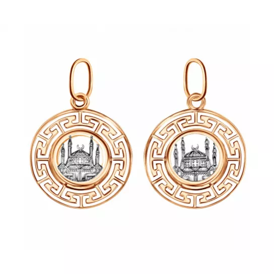 Подвеска мусульманская из золота