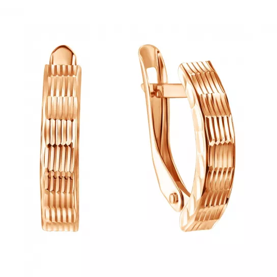 Золотые серьги 585, женские