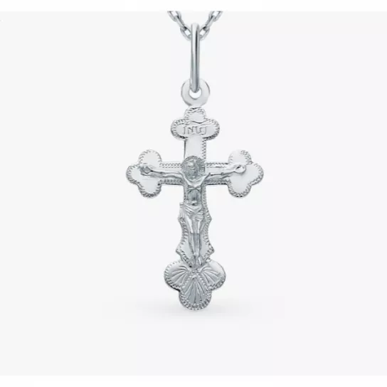 крестик 925 нательный, на шею