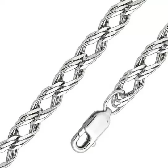 Серебряная цепочка 925 на шею, длина 50 см