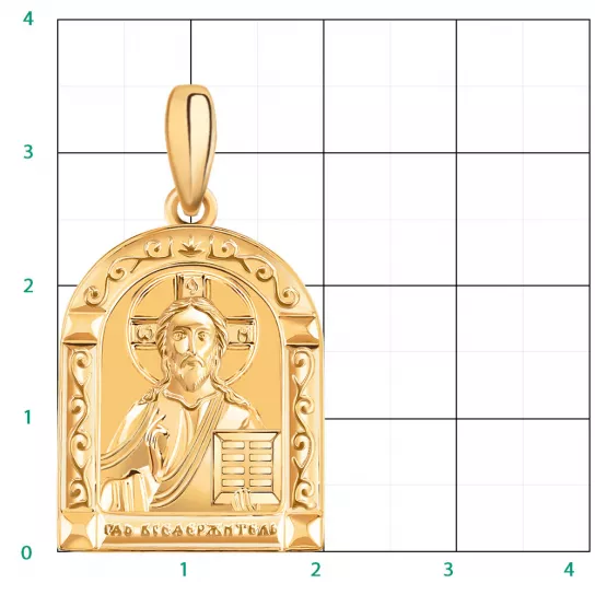 Икона из золота