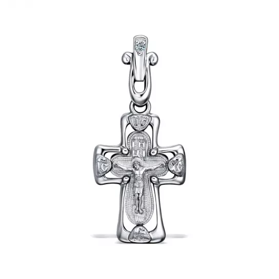 крестик 925 нательный, на шею