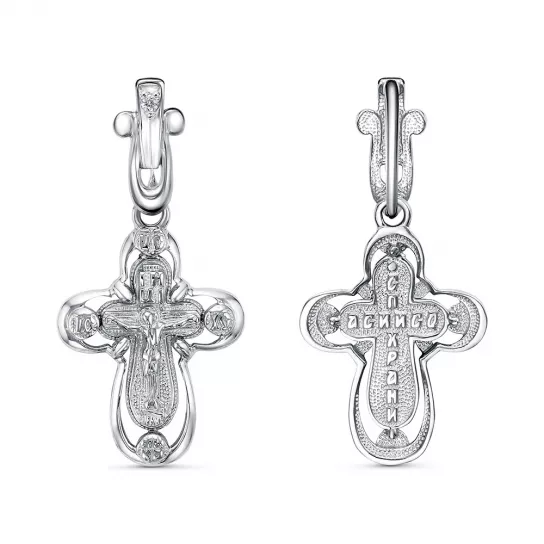 крестик 925 нательный, на шею