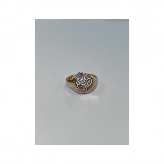 Золотое кольцо 585, женское, размер 18