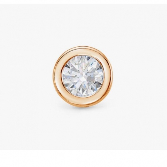 Золотая подвеска 585, женская, с фианитом