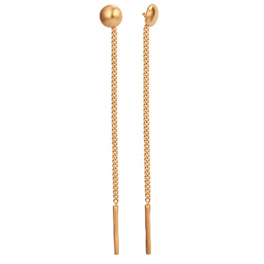 Золотые серьги 585, женские