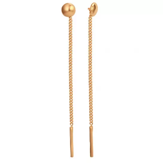 Золотые серьги 585, женские