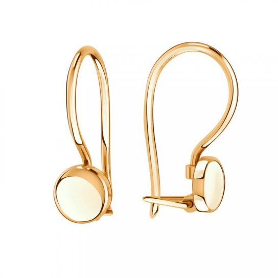 Серьги детские из золота