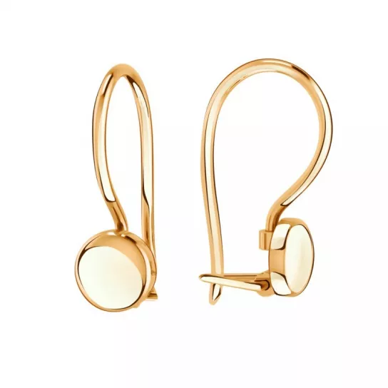 Серьги детские из золота