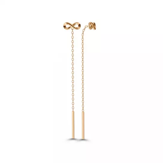 Золотые серьги 585, женские