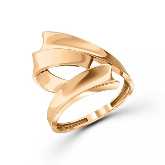 Золотое кольцо 585, женское, размер 17.5