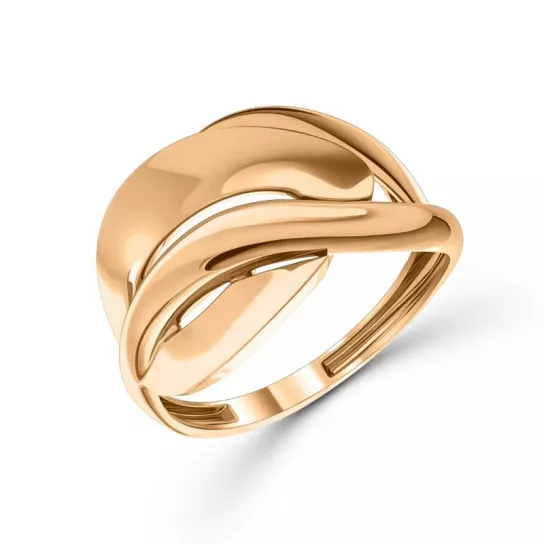 Золотое кольцо 585, женское, размер 21.5