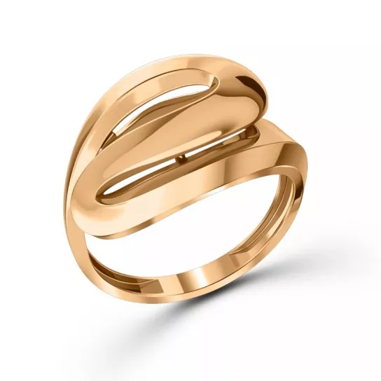 Золотое кольцо 585, женское, размер 20.5