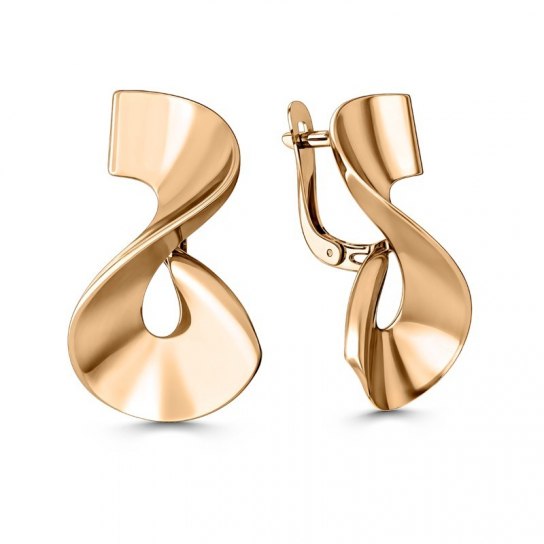 Золотые серьги 585, женские