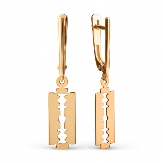 Золотые серьги 585, женские