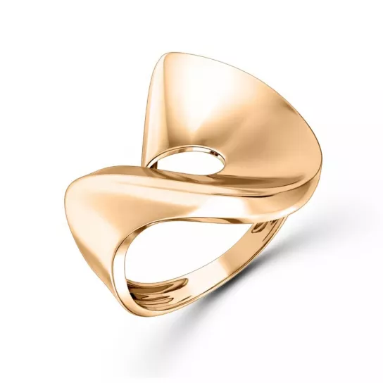 Золотое кольцо 585, женское, размер 20.5