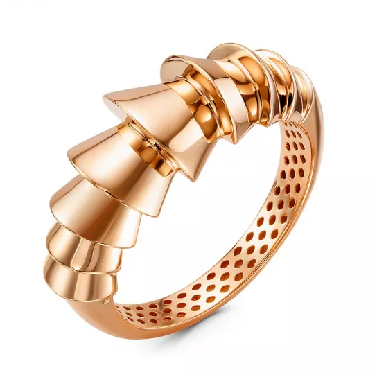 Золотое кольцо 585, женское, размер 17.5