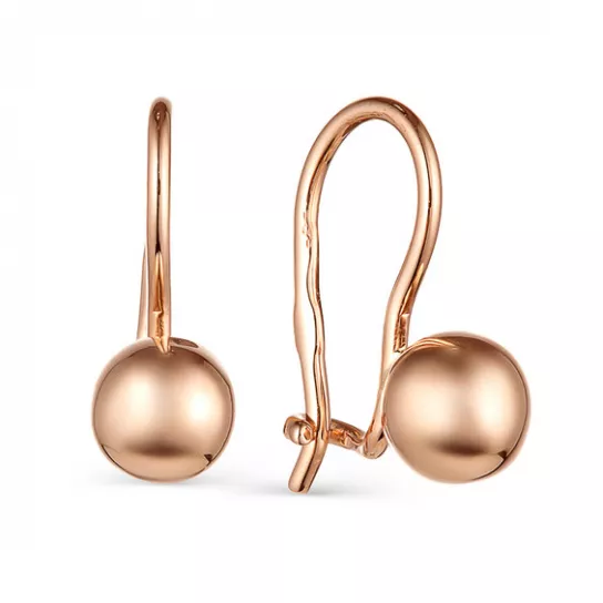 Серьги детские из золота