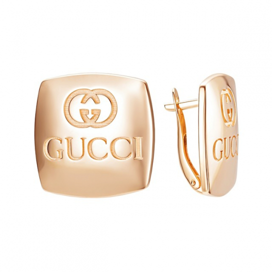 Золотые серьги 585, женские