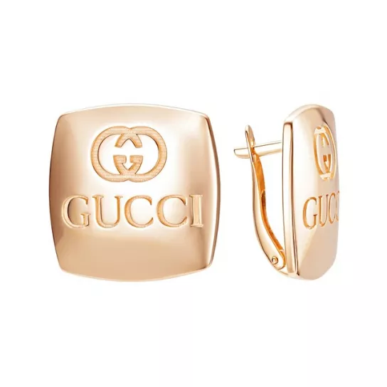 Золотые серьги 585, женские