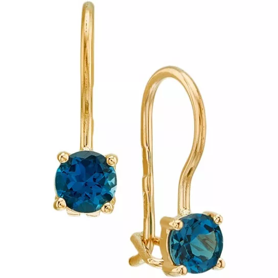 Золотые серьги 585, женские