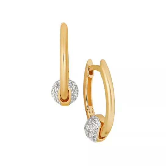 Золотые серьги 585, женские