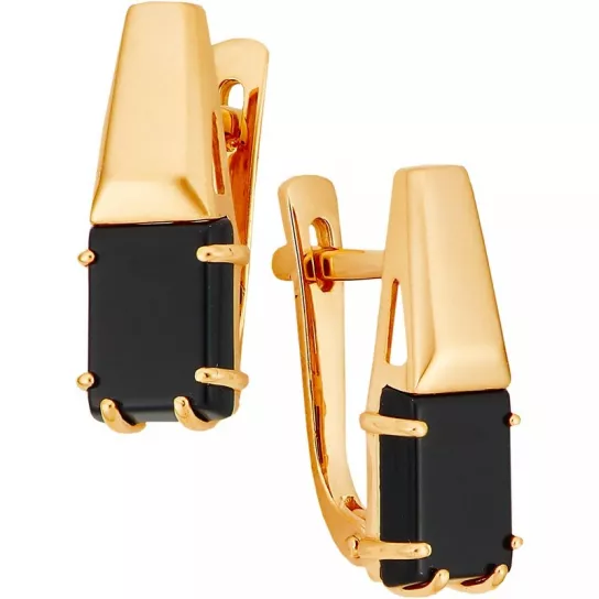 Золотые серьги 585, женские