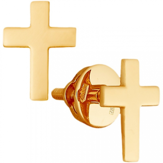 Золотые серьги 585, женские