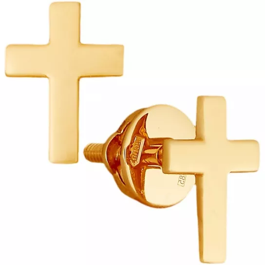 Золотые серьги 585, женские