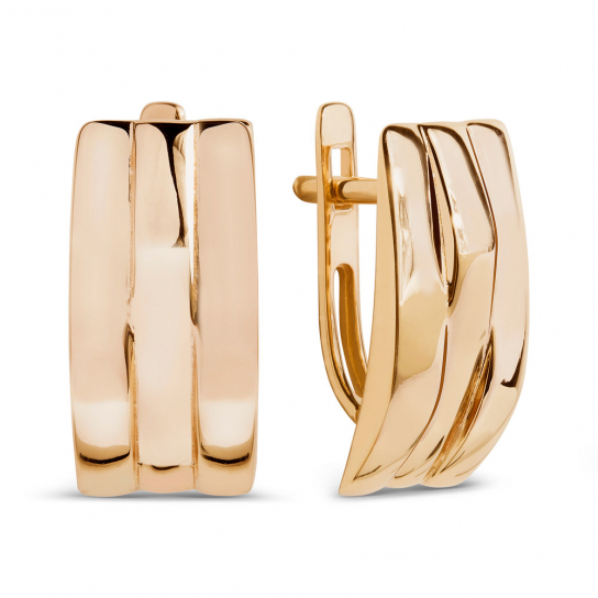 Золотые серьги 585, женские