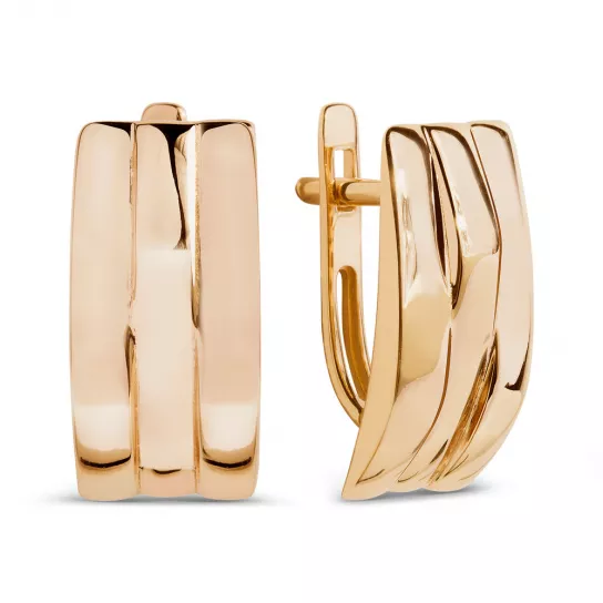 Золотые серьги 585, женские