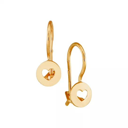 Золотые серьги 585, женские