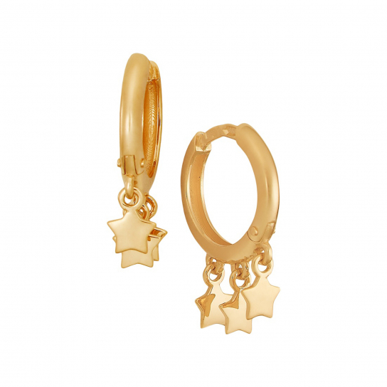 Золотые серьги 585, женские