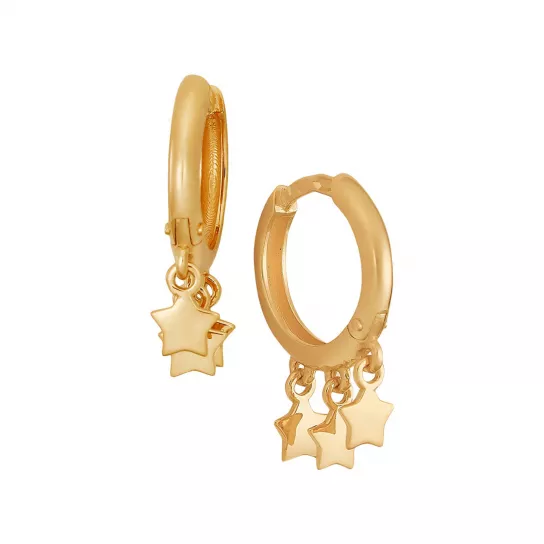 Золотые серьги 585, женские