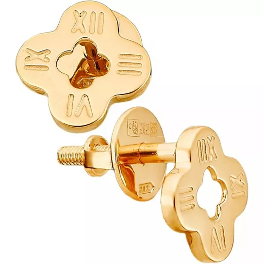 Золотые серьги 585, женские