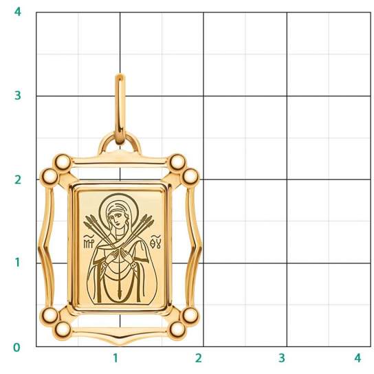 Икона из золота