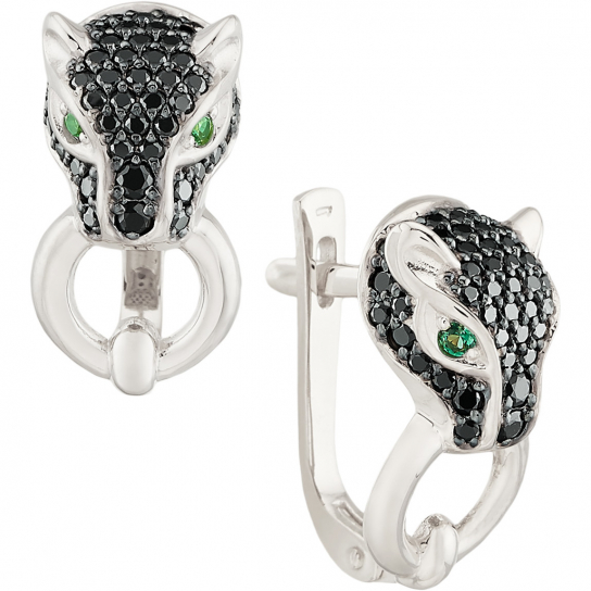 Золотые серьги 585, женские