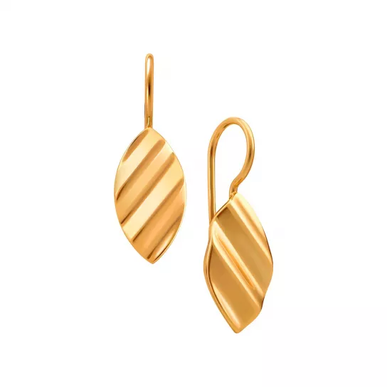 Золотые серьги 585, женские
