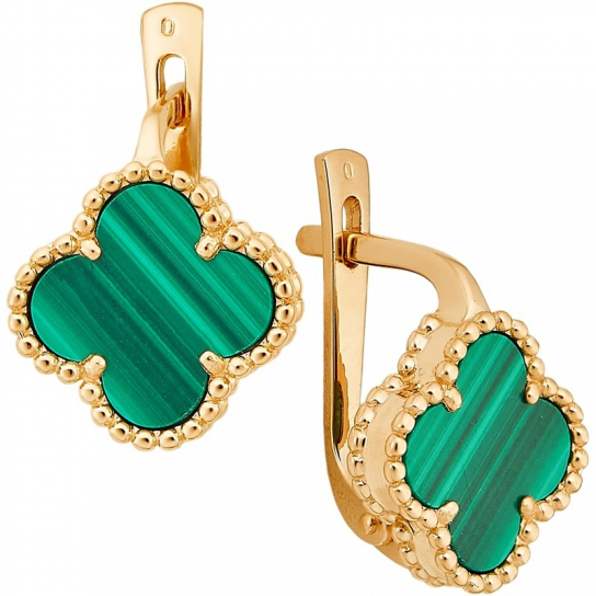 Золотые серьги 585, женские