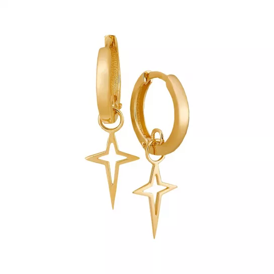 Золотые серьги 585, женские